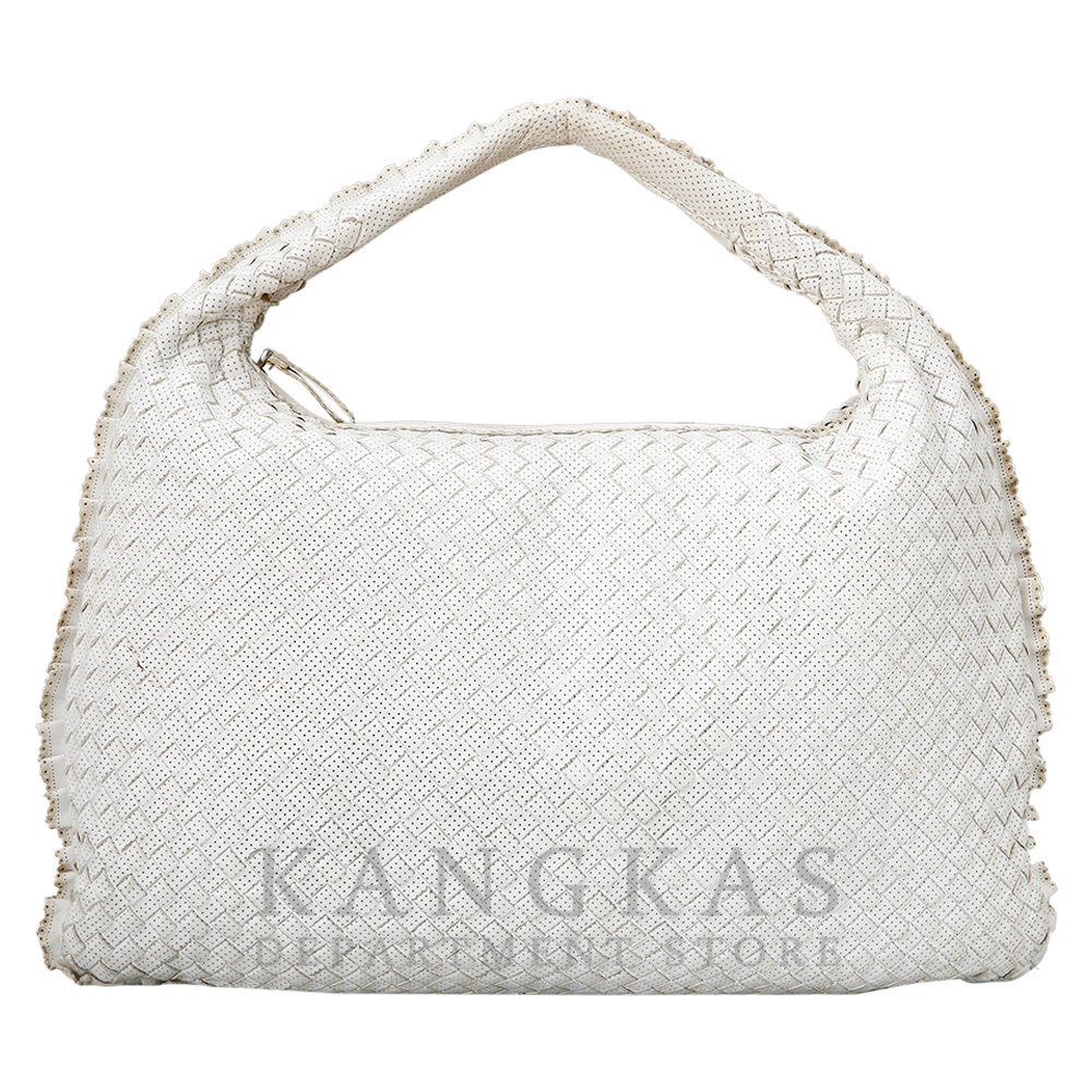BOTTEGA VENETA(USED)보테가베네타 인트레치아토 호보백 화이트