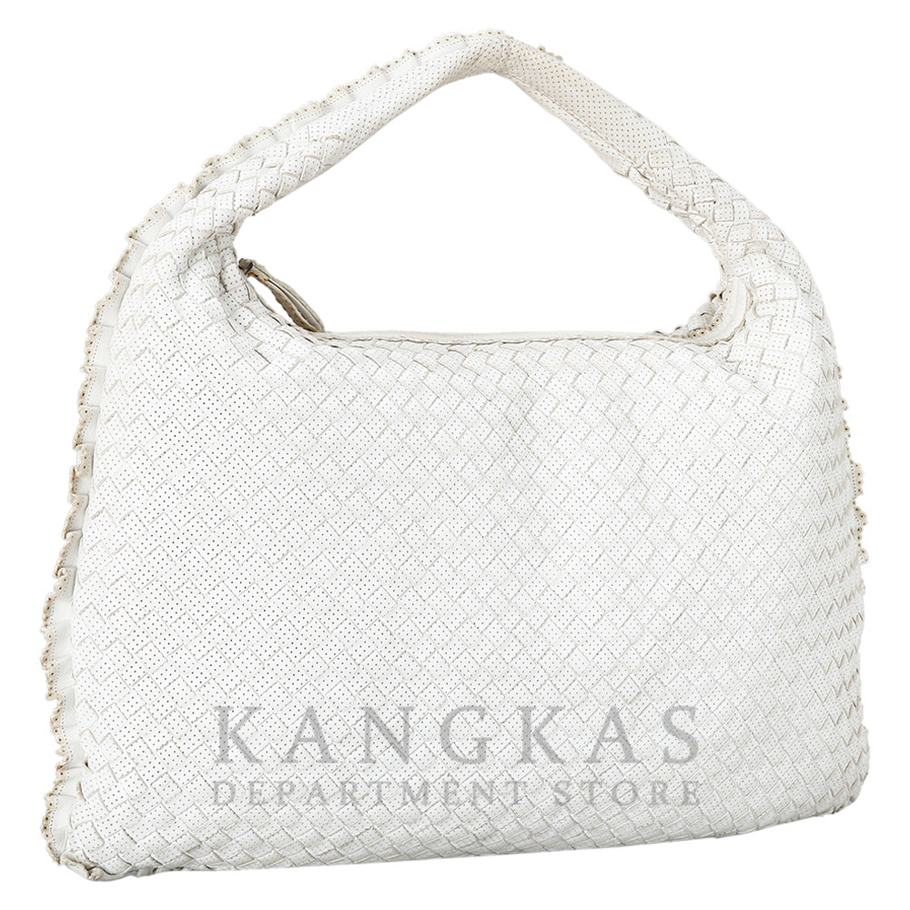 BOTTEGA VENETA(USED)보테가베네타 인트레치아토 호보백 화이트