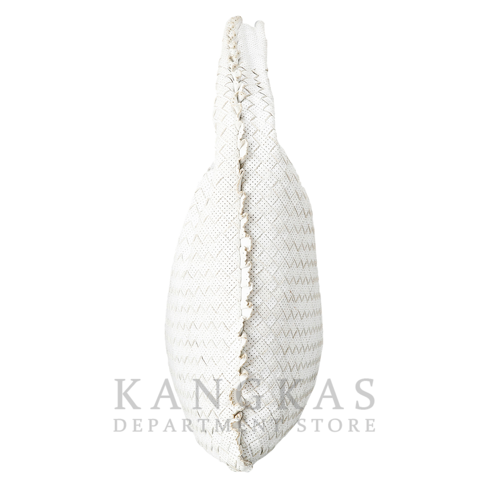 BOTTEGA VENETA(USED)보테가베네타 인트레치아토 호보백 화이트
