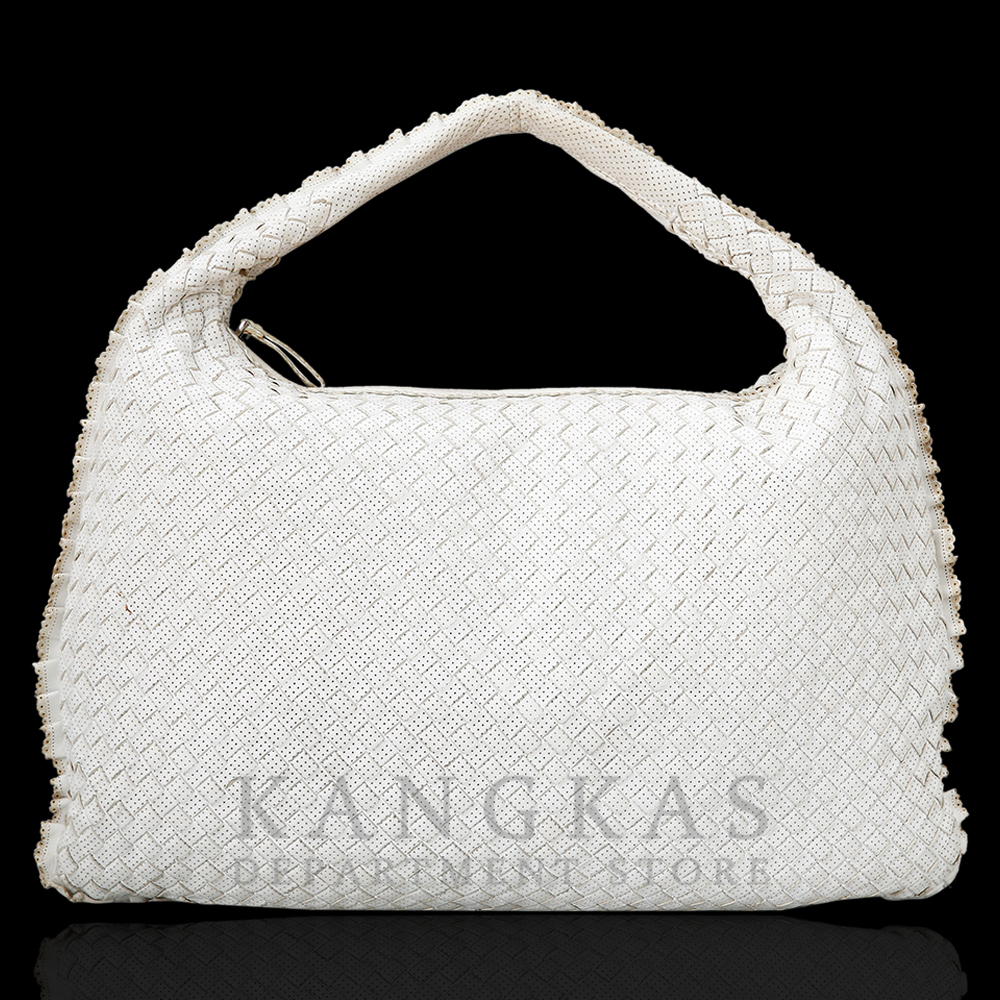 BOTTEGA VENETA(USED)보테가베네타 인트레치아토 호보백 화이트