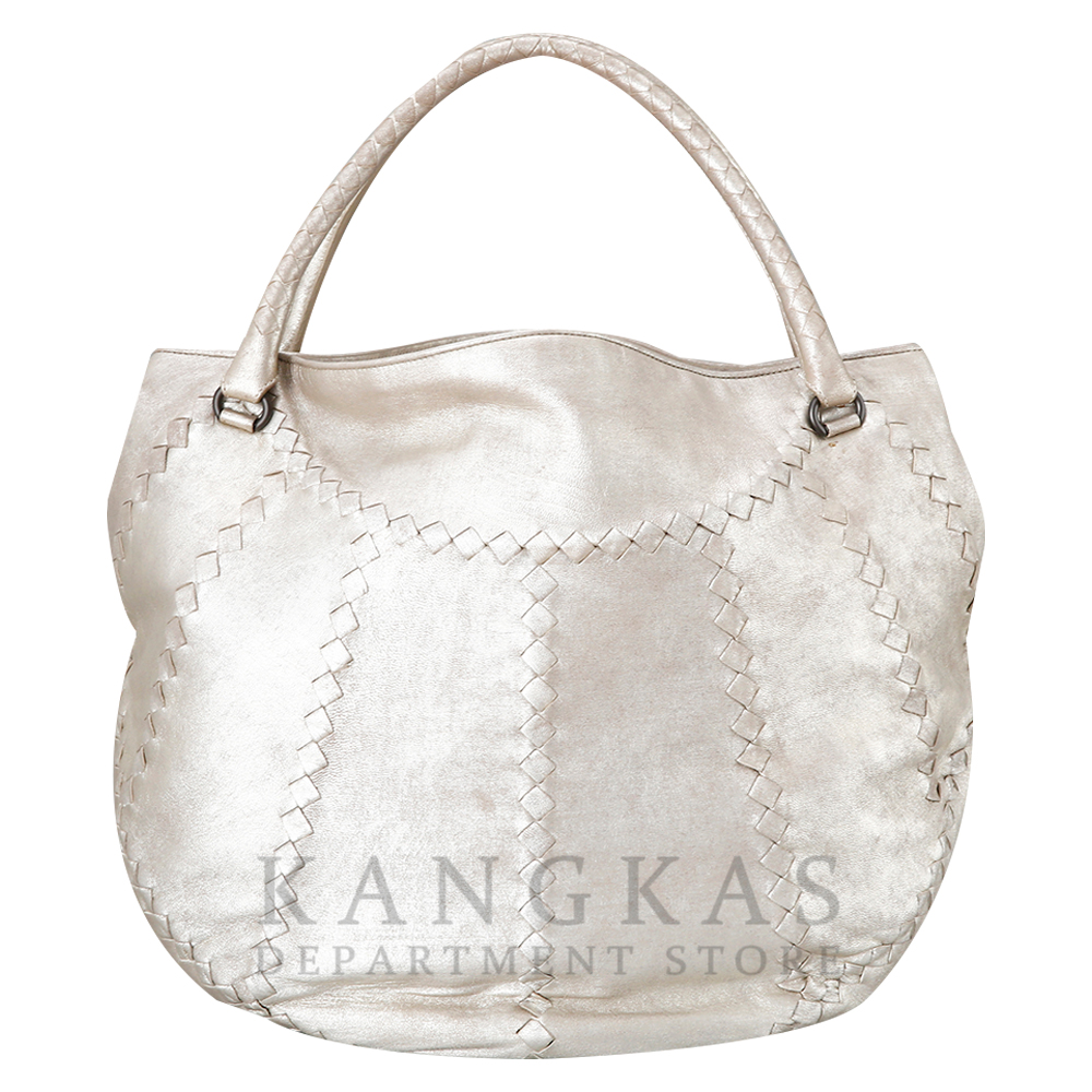 BOTTEGA VENETA(USED)보테가베네타 인트레치아토 호보백 실버