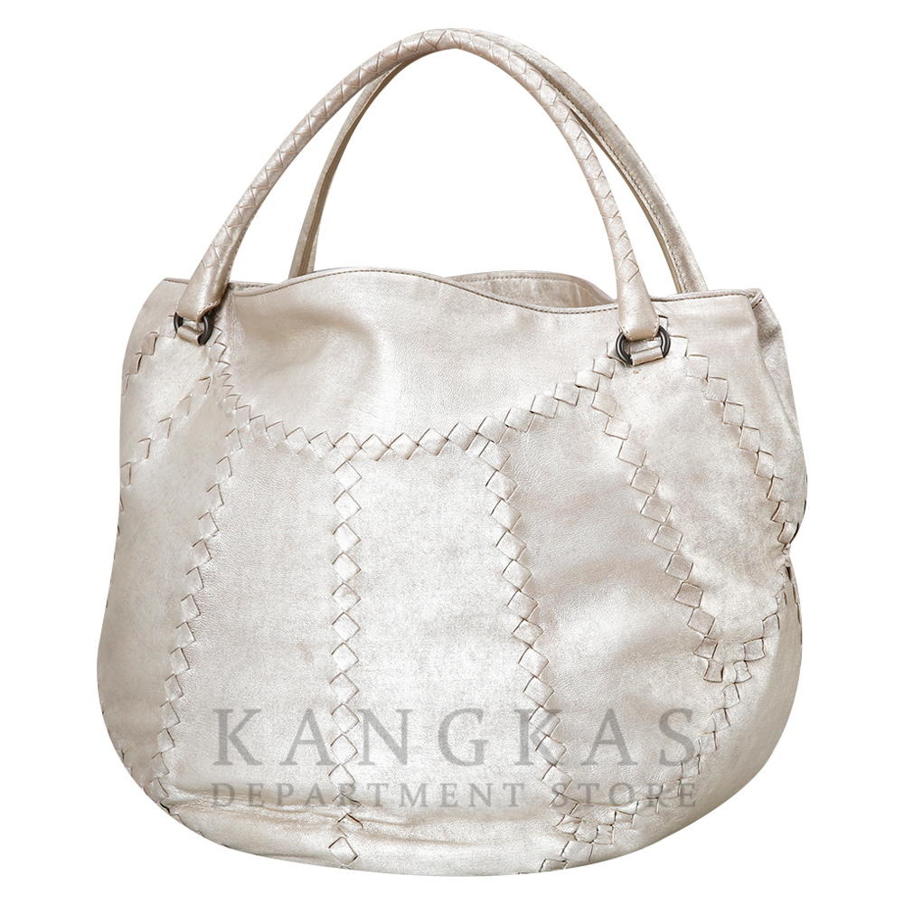 BOTTEGA VENETA(USED)보테가베네타 인트레치아토 호보백 실버