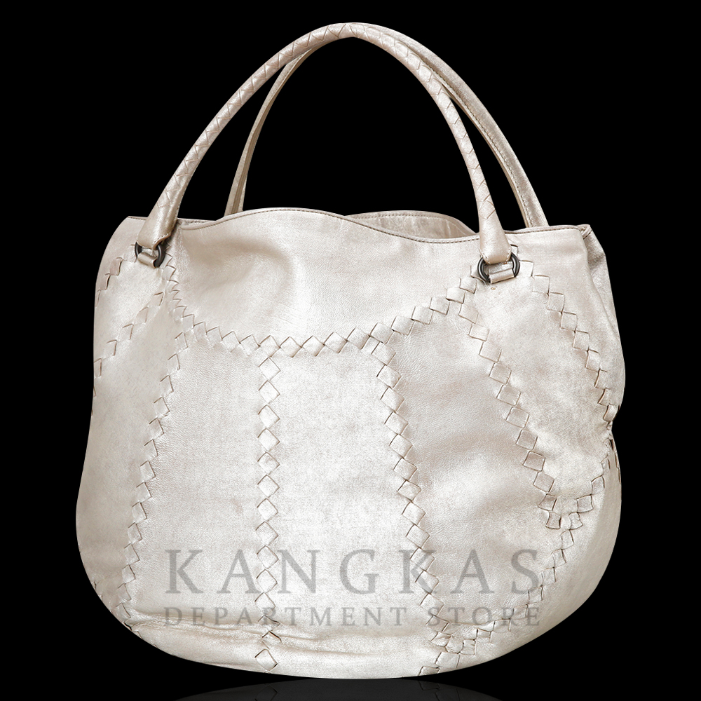 BOTTEGA VENETA(USED)보테가베네타 인트레치아토 호보백 실버