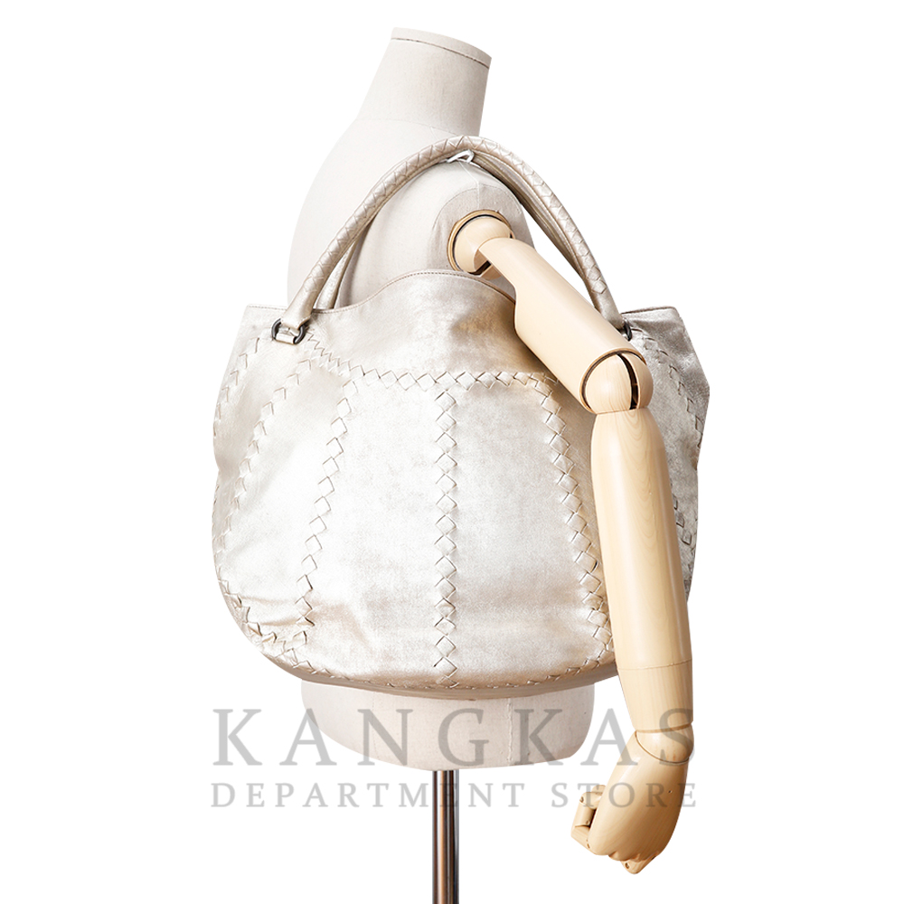 BOTTEGA VENETA(USED)보테가베네타 인트레치아토 호보백 실버