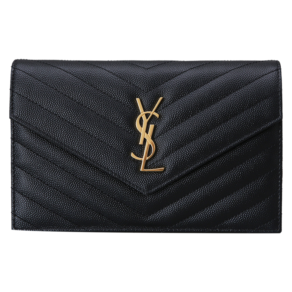 Yves Saint Laurent(USED)생로랑 쉐브론 체인크로스백 블랙
