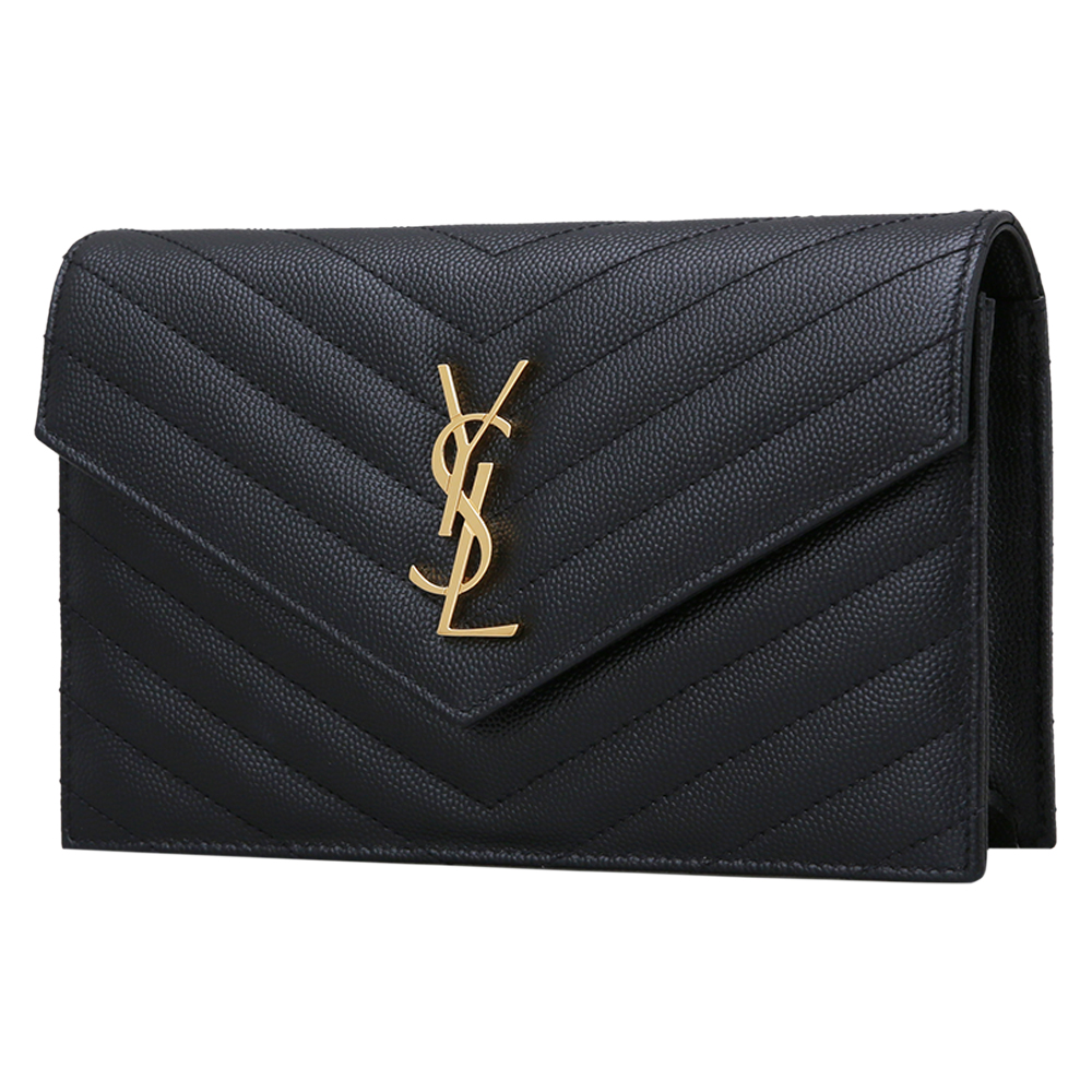 Yves Saint Laurent(USED)생로랑 쉐브론 체인크로스백 블랙