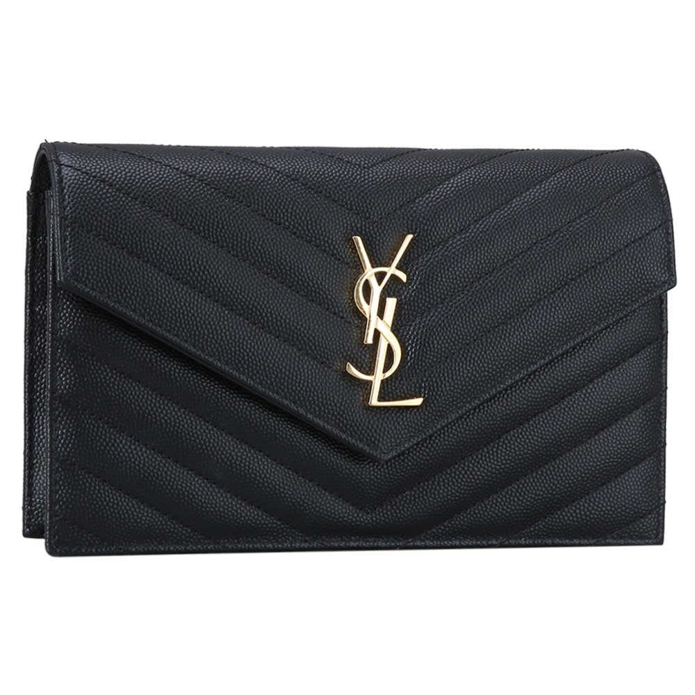 Yves Saint Laurent(USED)생로랑 쉐브론 체인크로스백 블랙