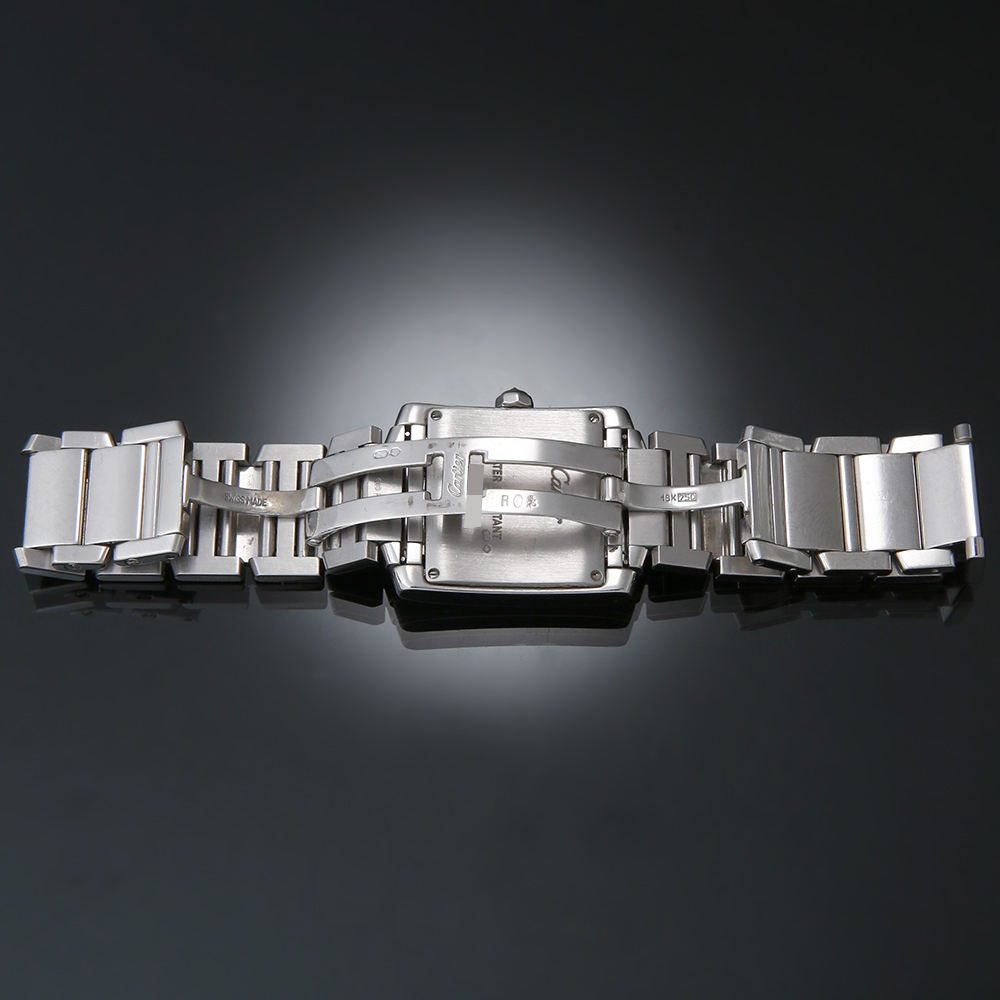 CARTIER(USED)까르띠에 탱크 프랑세스 WG 라지 다이아베젤