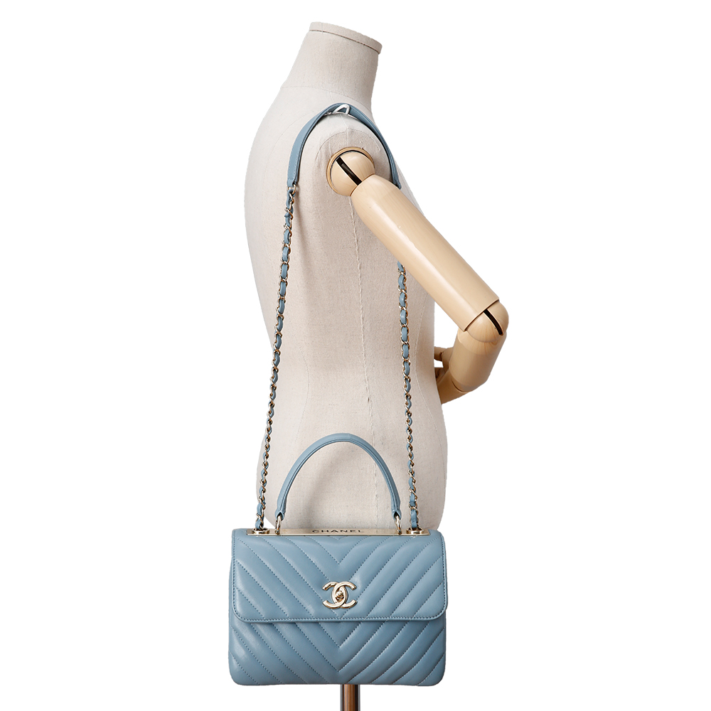 CHANEL(USED)샤넬 트렌디CC 쉐브론 금장