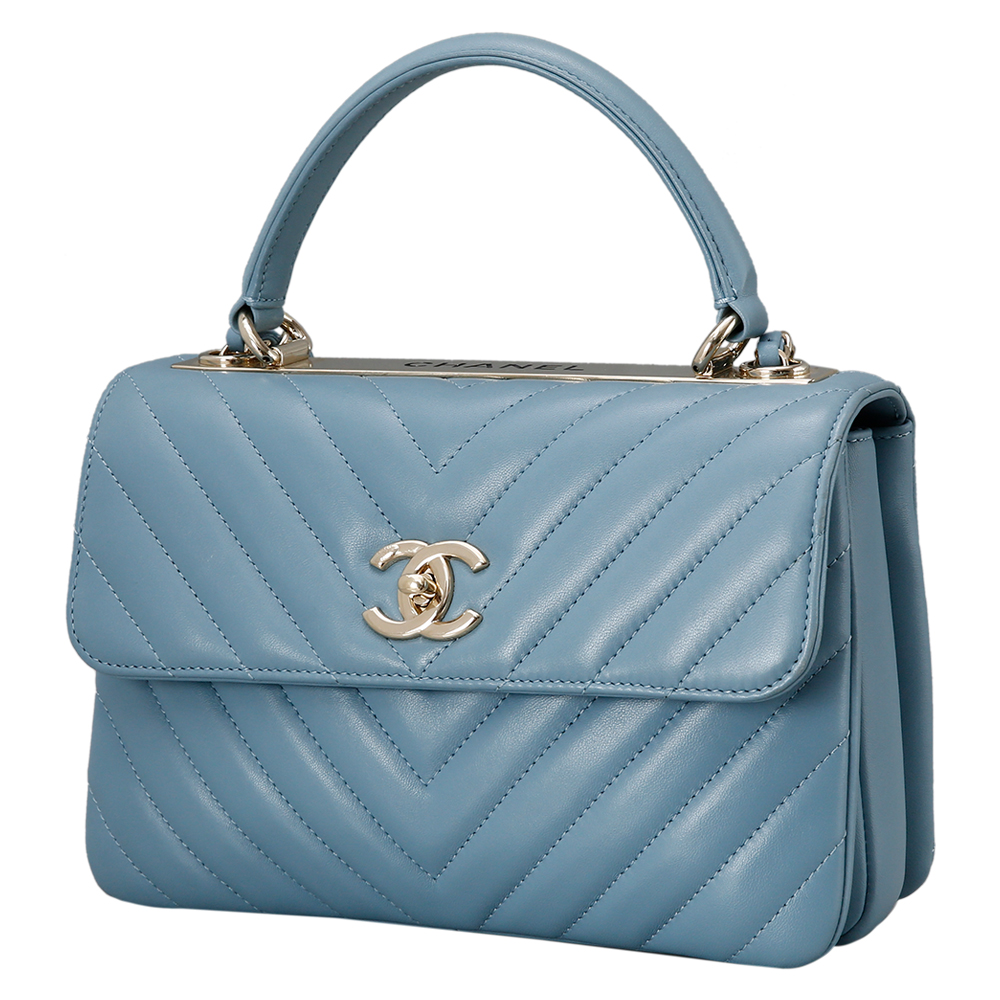 CHANEL(USED)샤넬 트렌디CC 쉐브론 금장