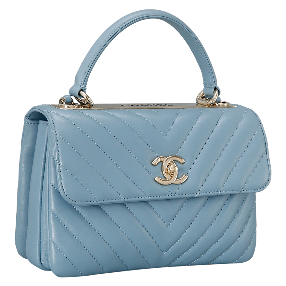 CHANEL(USED)샤넬 트렌디CC 쉐브론 금장
