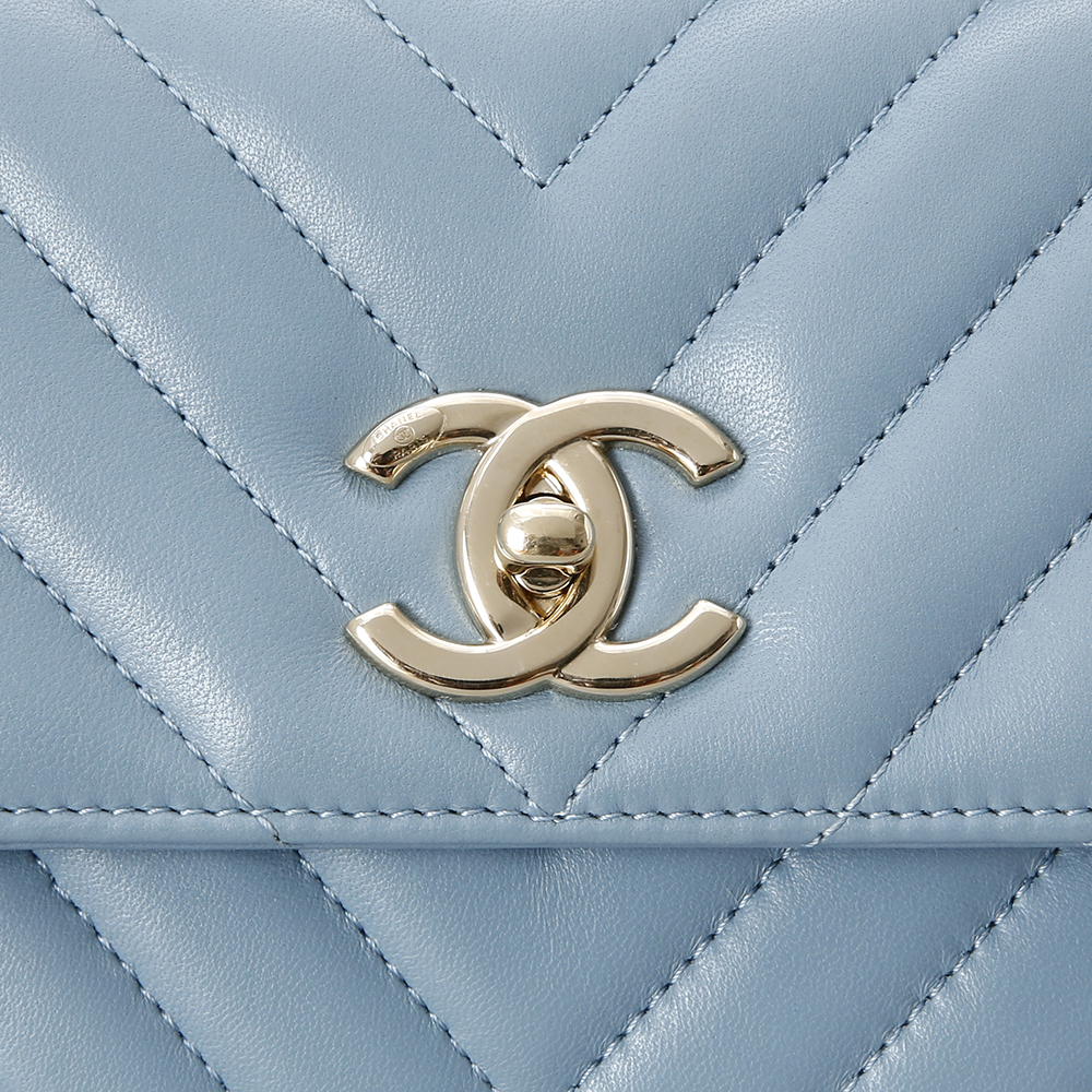 CHANEL(USED)샤넬 트렌디CC 쉐브론 금장