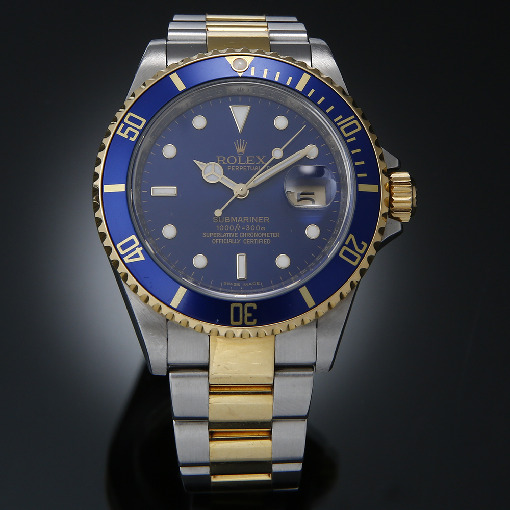 ROLEX(USED)로렉스 서브마리너 콤비 청판 16613