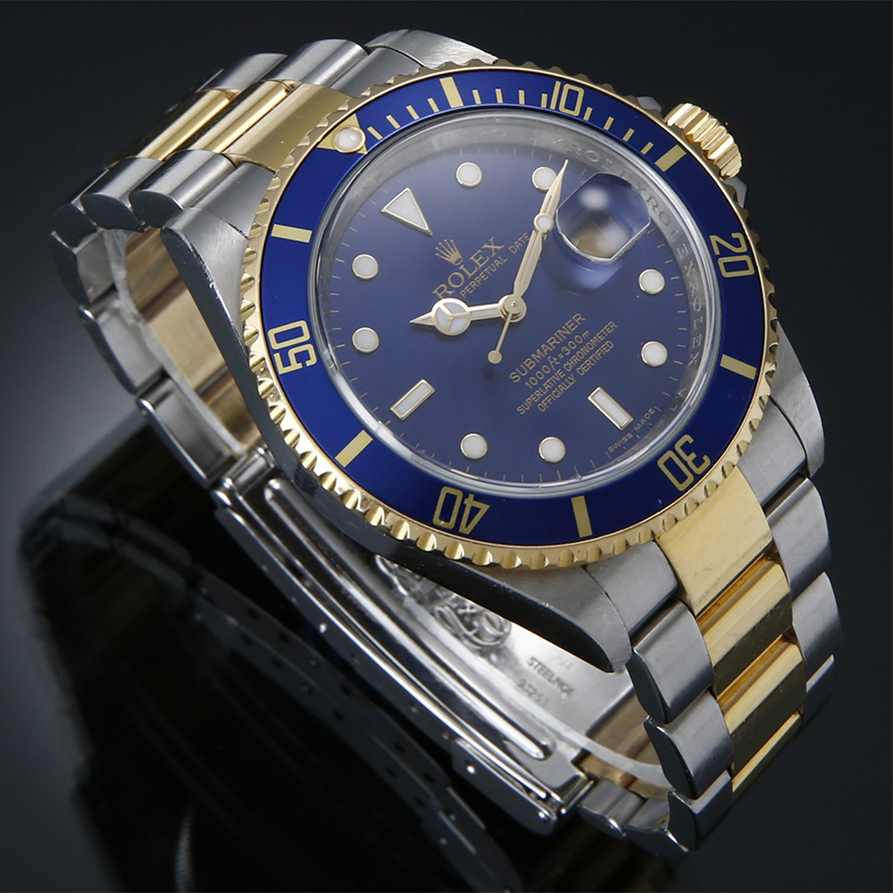 ROLEX(USED)로렉스 서브마리너 콤비 청판 16613
