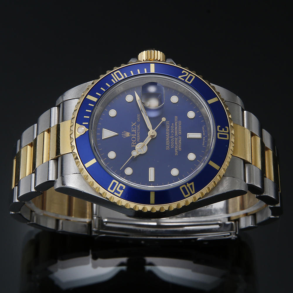 ROLEX(USED)로렉스 서브마리너 콤비 청판 16613