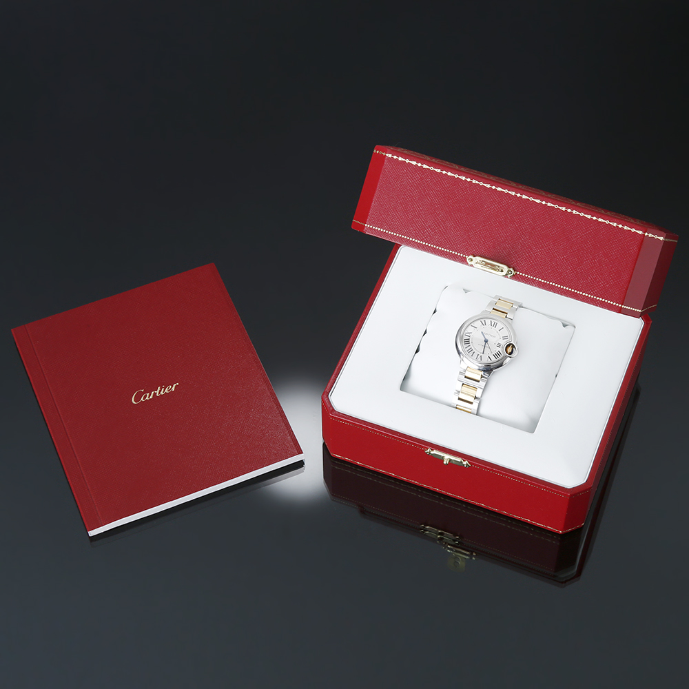 CARTIER(USED)까르띠에 발롱블루 콤비 36