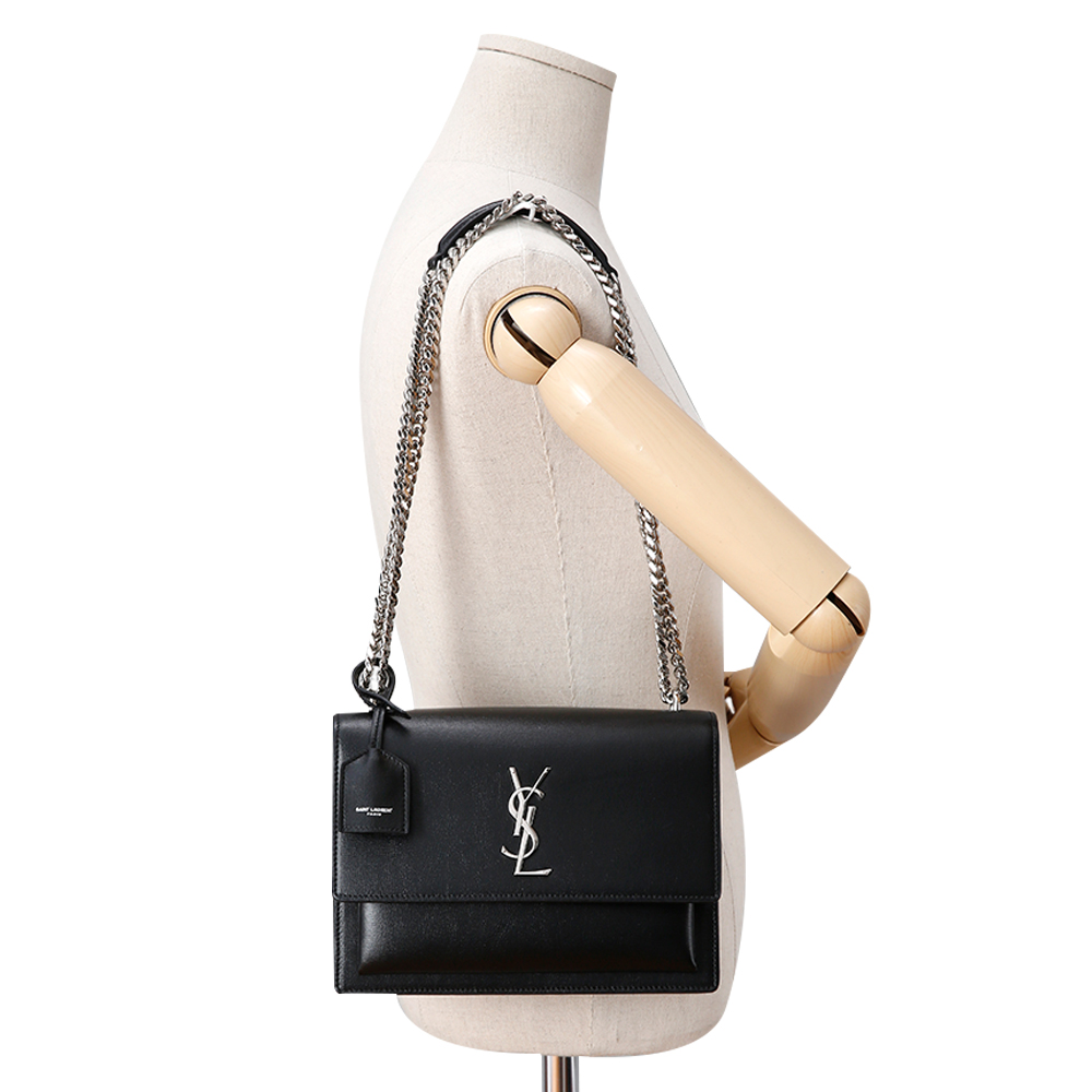 Yves Saint Laurent(USED)생로랑 선셋 블랙 미듐