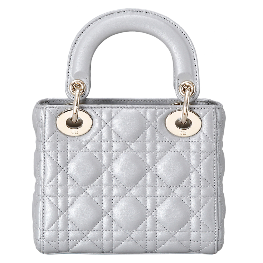 CHRISTIAN DIOR(USED)레이디 디올 미니 그레이