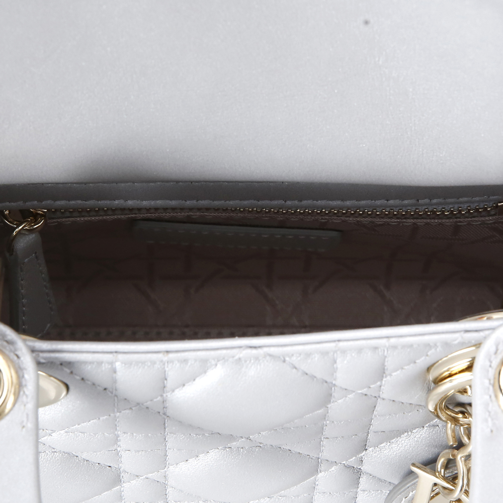 CHRISTIAN DIOR(USED)레이디 디올 미니 그레이