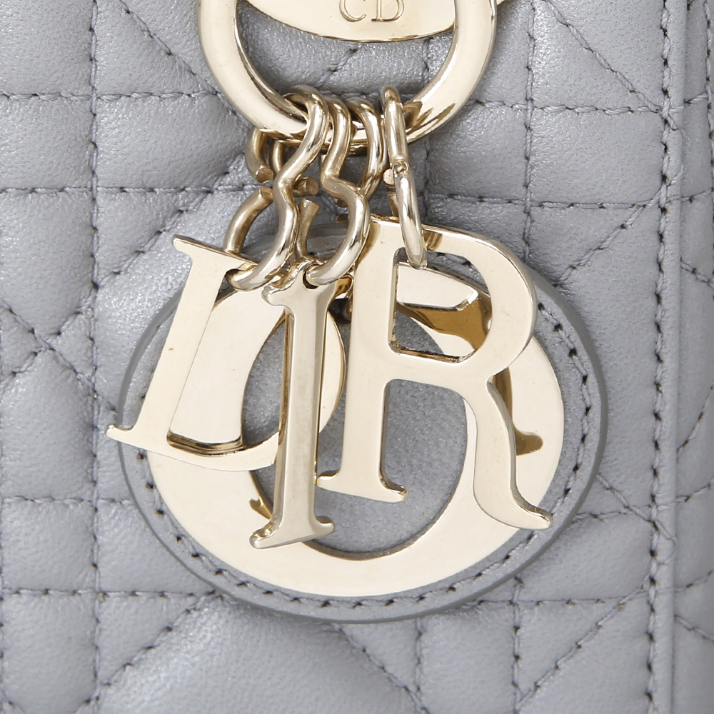 CHRISTIAN DIOR(USED)레이디 디올 미니 그레이
