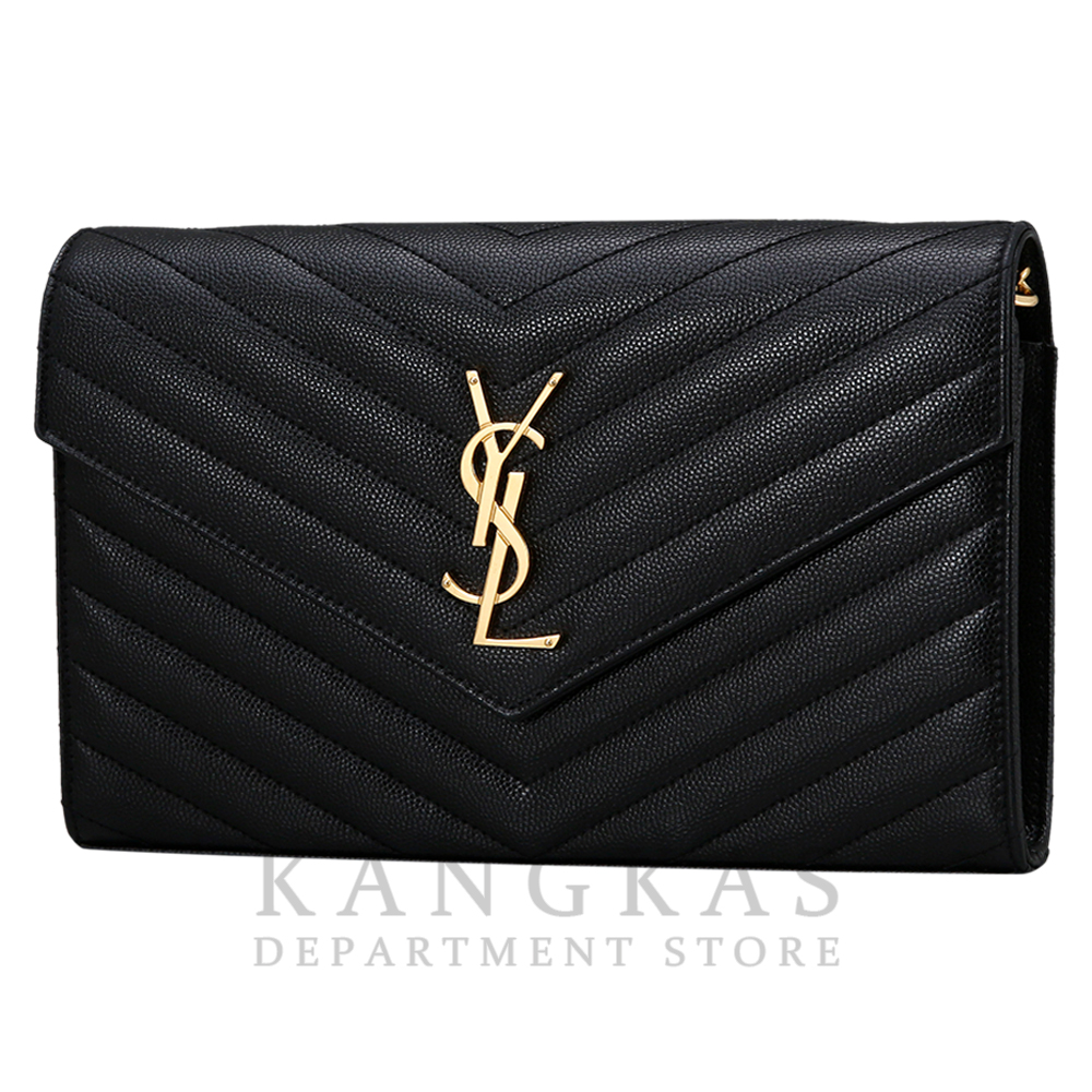 Yves Saint Laurent(USED)생로랑 모노그램 쉐브론 체인 숄더백
