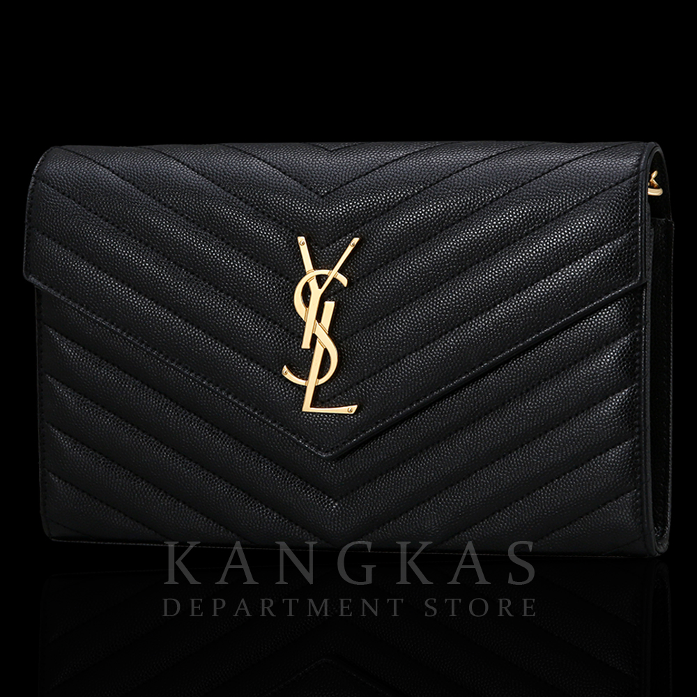 Yves Saint Laurent(USED)생로랑 모노그램 쉐브론 체인 숄더백