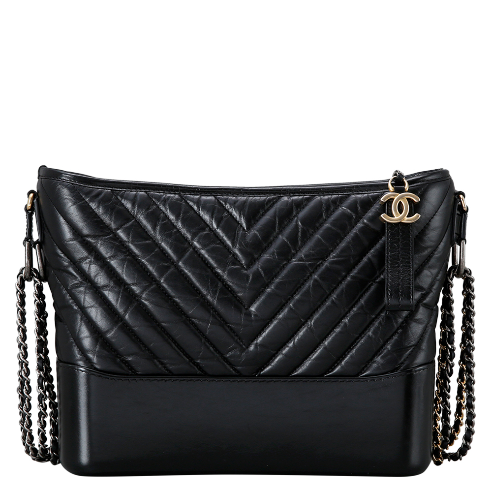 CHANEL(USED)샤넬 쉐브론 가브리엘 호보백 블랙