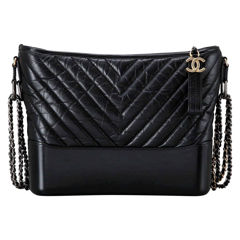 CHANEL(USED)샤넬 쉐브론 가브리엘  호보백 블랙