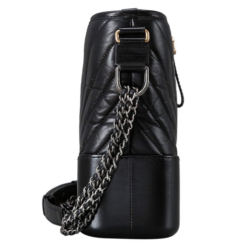CHANEL(USED)샤넬 쉐브론 가브리엘  호보백 블랙