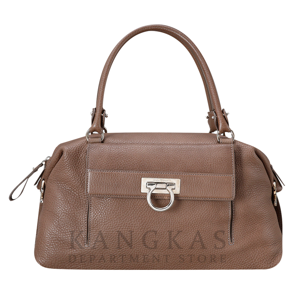 FERRAGAMO(USED)페레가모 간치니 레더 토트백