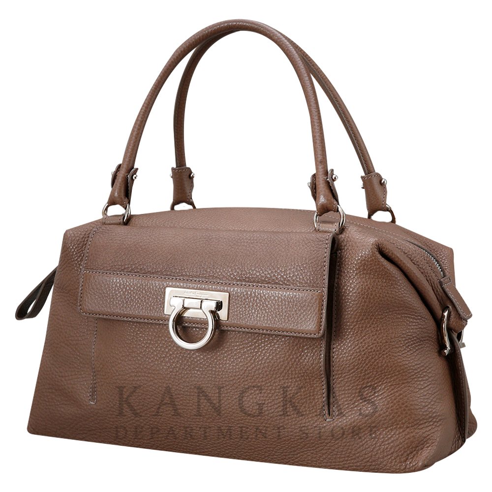 FERRAGAMO(USED)페레가모 간치니 레더 토트백