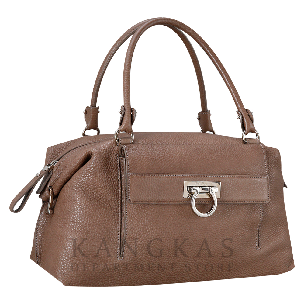 FERRAGAMO(USED)페레가모 간치니 레더 토트백
