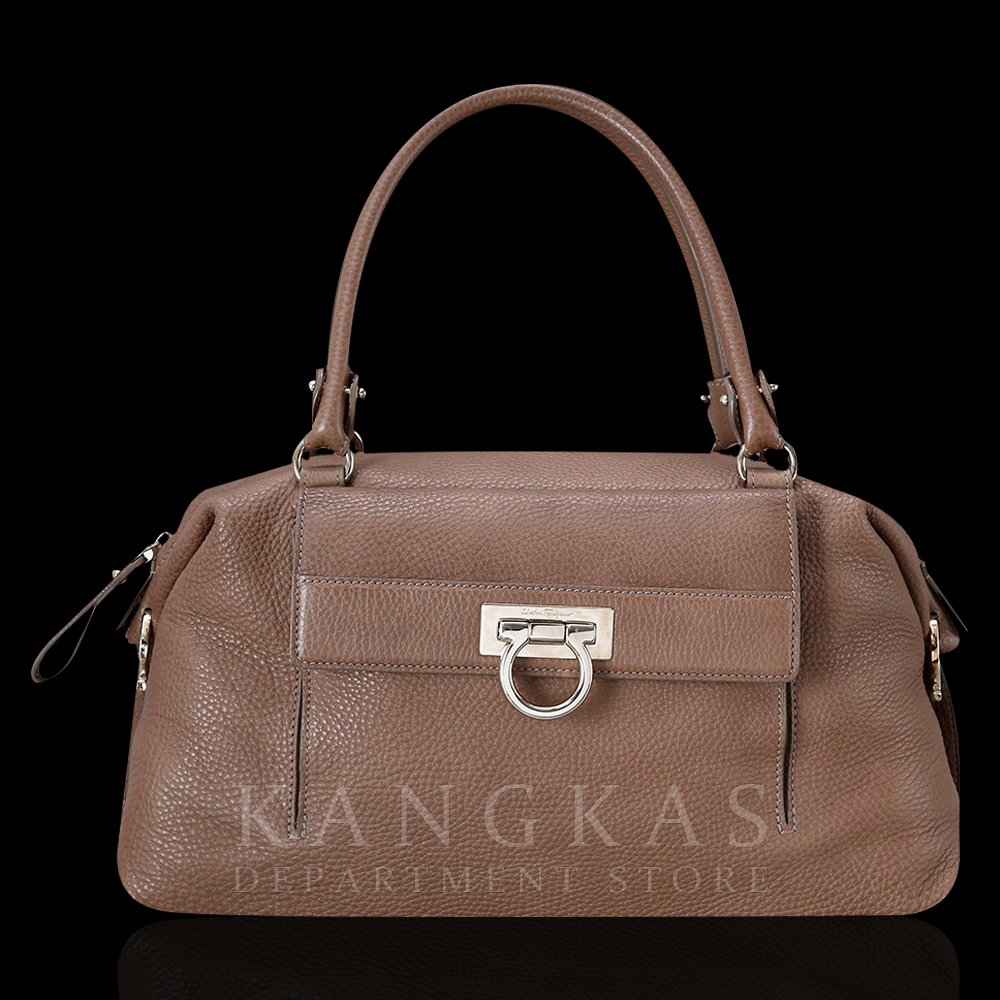FERRAGAMO(USED)페레가모 간치니 레더 토트백