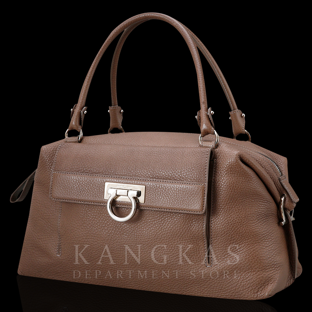 FERRAGAMO(USED)페레가모 간치니 레더 토트백