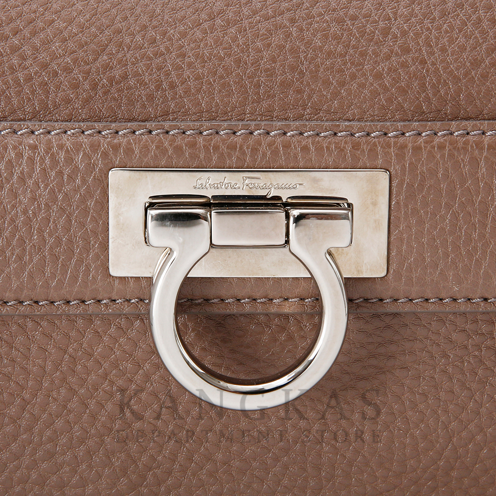 FERRAGAMO(USED)페레가모 간치니 레더 토트백