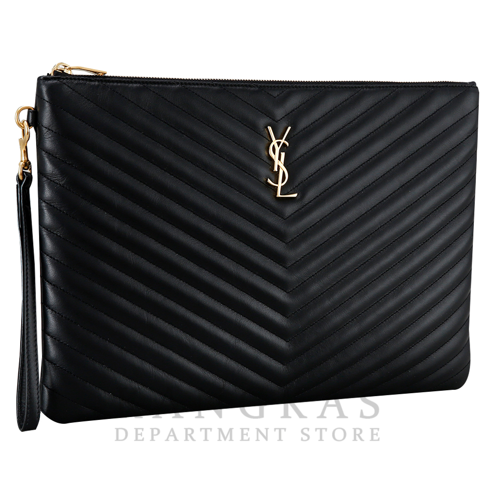 Yves Saint Laurent(USED)생로랑 모노그램 쉐브론 클러치