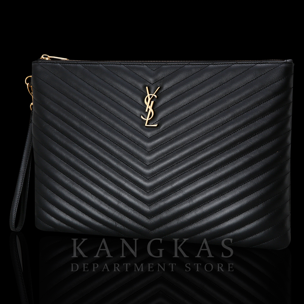 Yves Saint Laurent(USED)생로랑 모노그램 쉐브론 클러치
