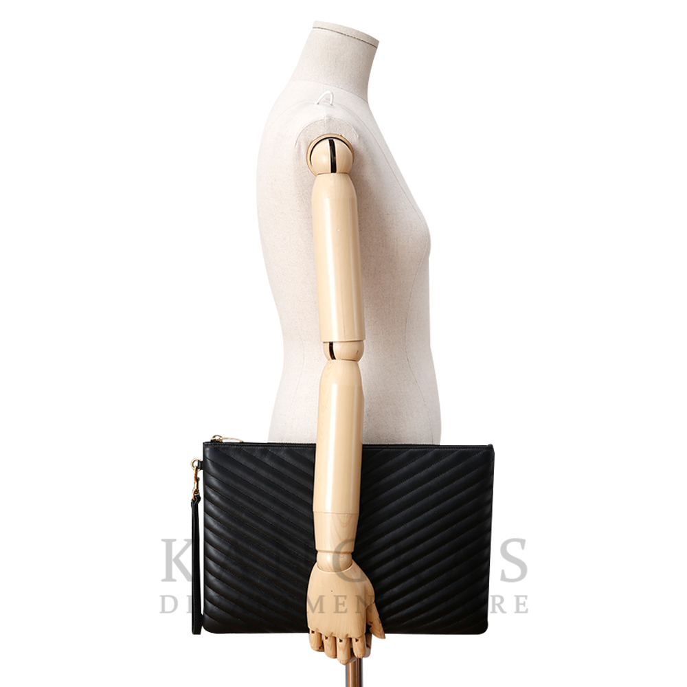 Yves Saint Laurent(USED)생로랑 모노그램 쉐브론 클러치