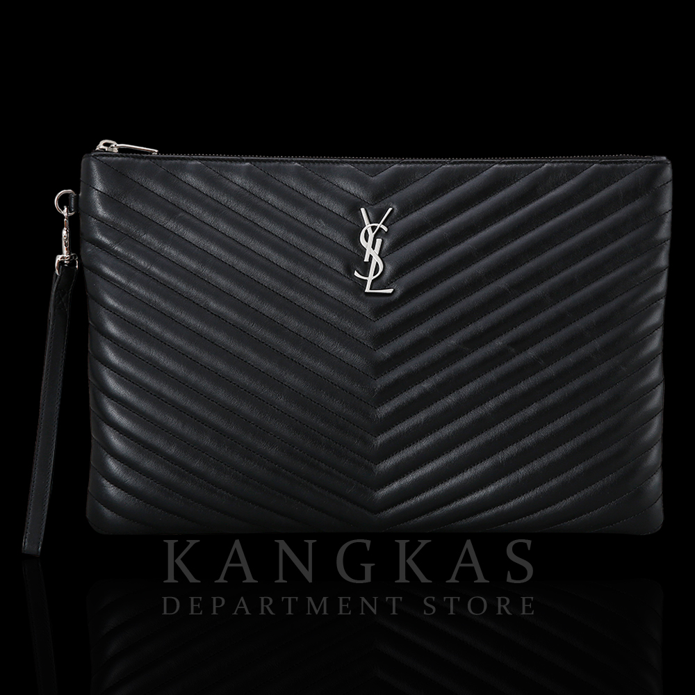 Yves Saint Laurent(USED)생로랑 모노그램 쉐브론 클러치