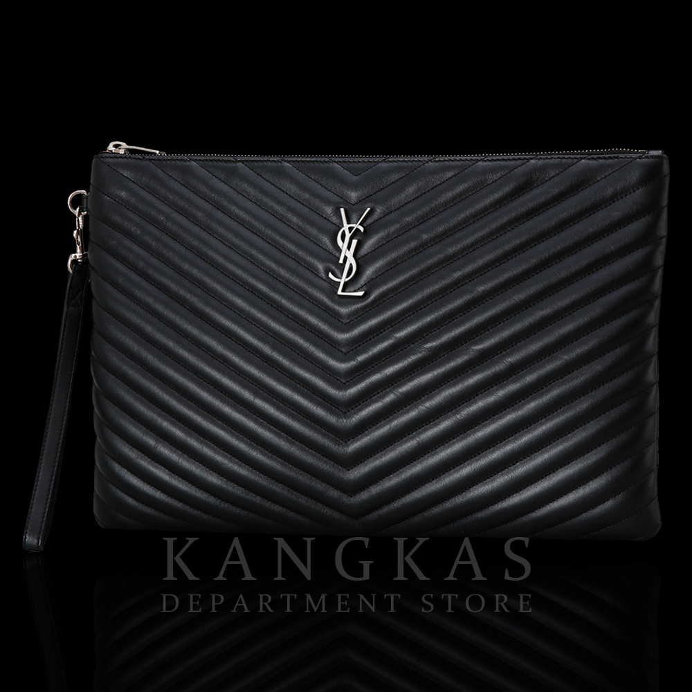 Yves Saint Laurent(USED)생로랑 모노그램 쉐브론 클러치