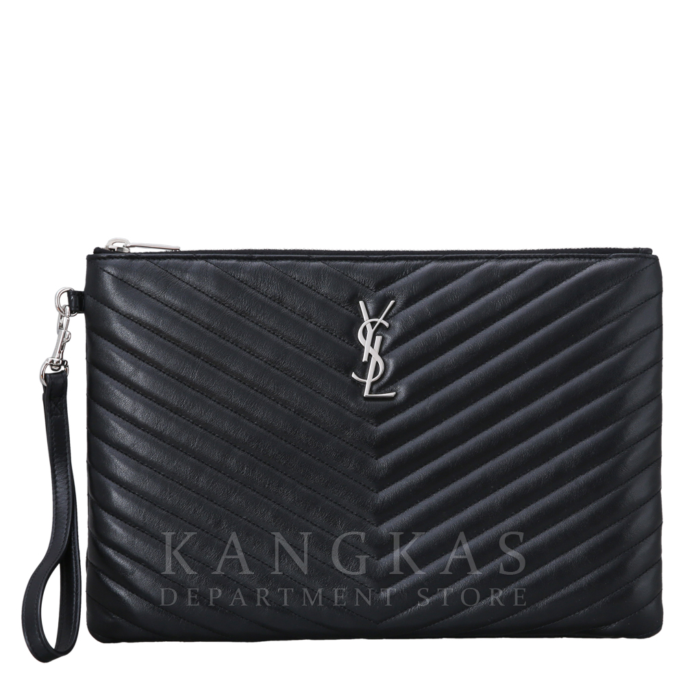 Yves Saint Laurent(USED)생로랑 모노그램 쉐브론 클러치