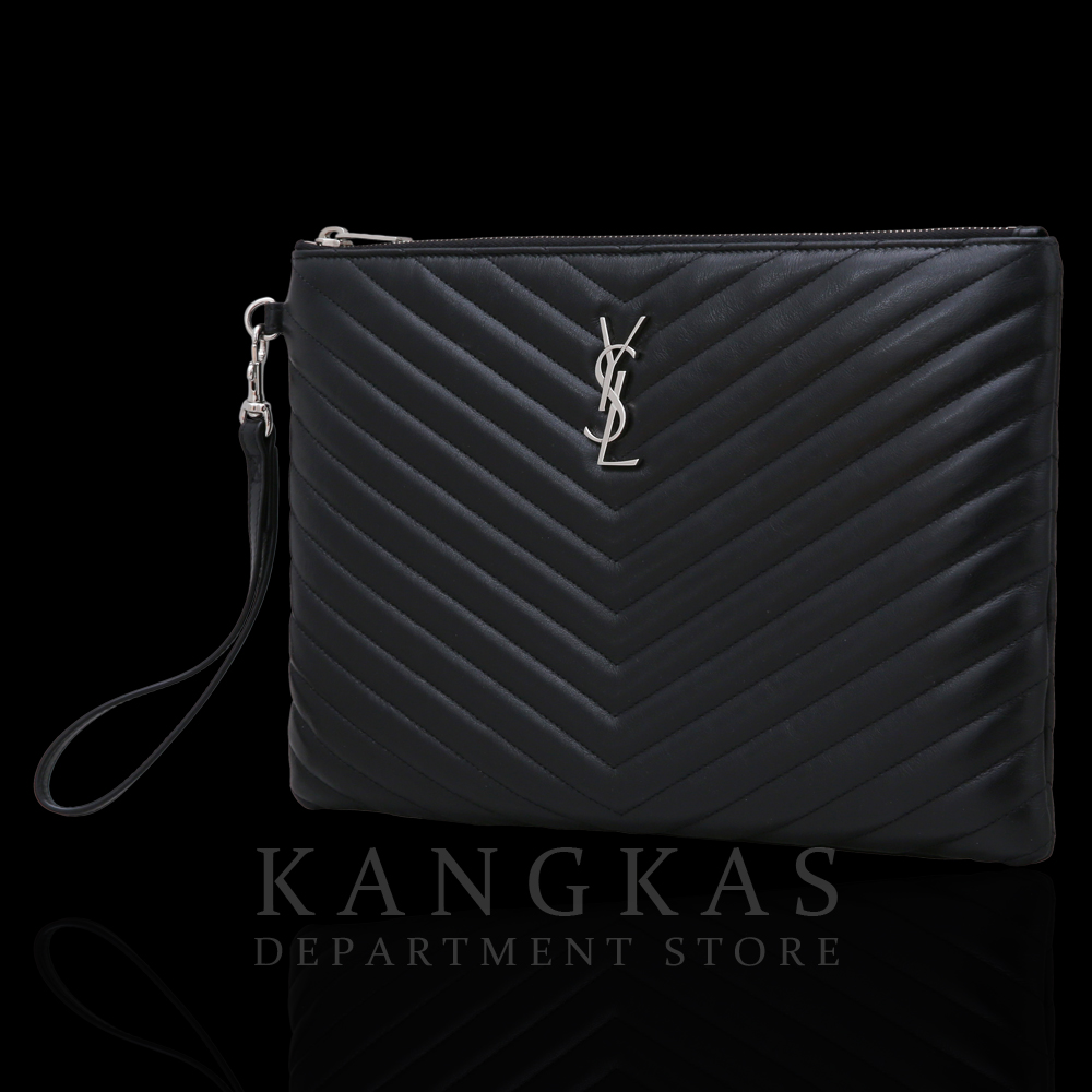 Yves Saint Laurent(USED)생로랑 모노그램 쉐브론 클러치