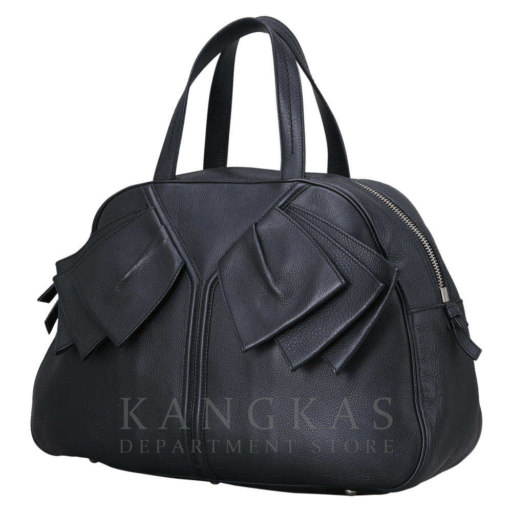 Yves Saint Laurent(USED)생로랑 리본장식 레더 토트백