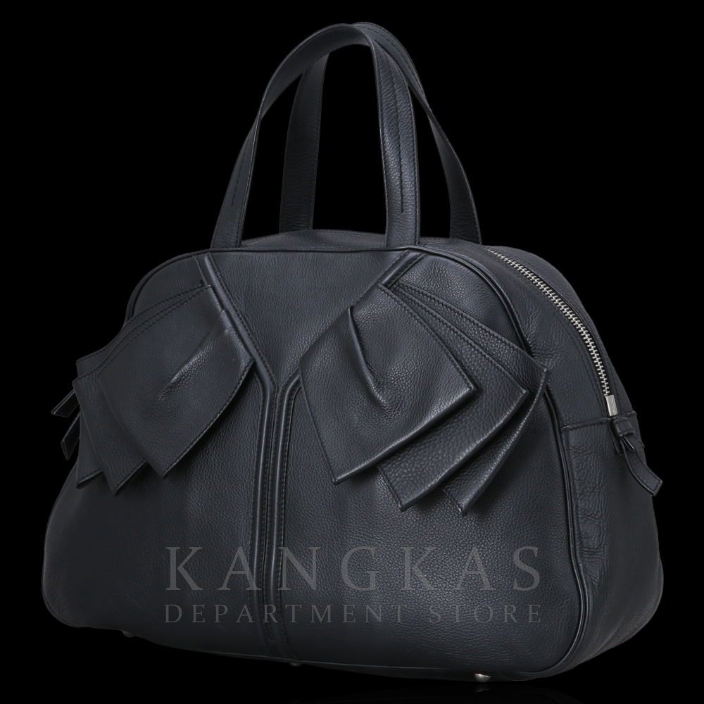 Yves Saint Laurent(USED)생로랑 리본장식 레더 토트백