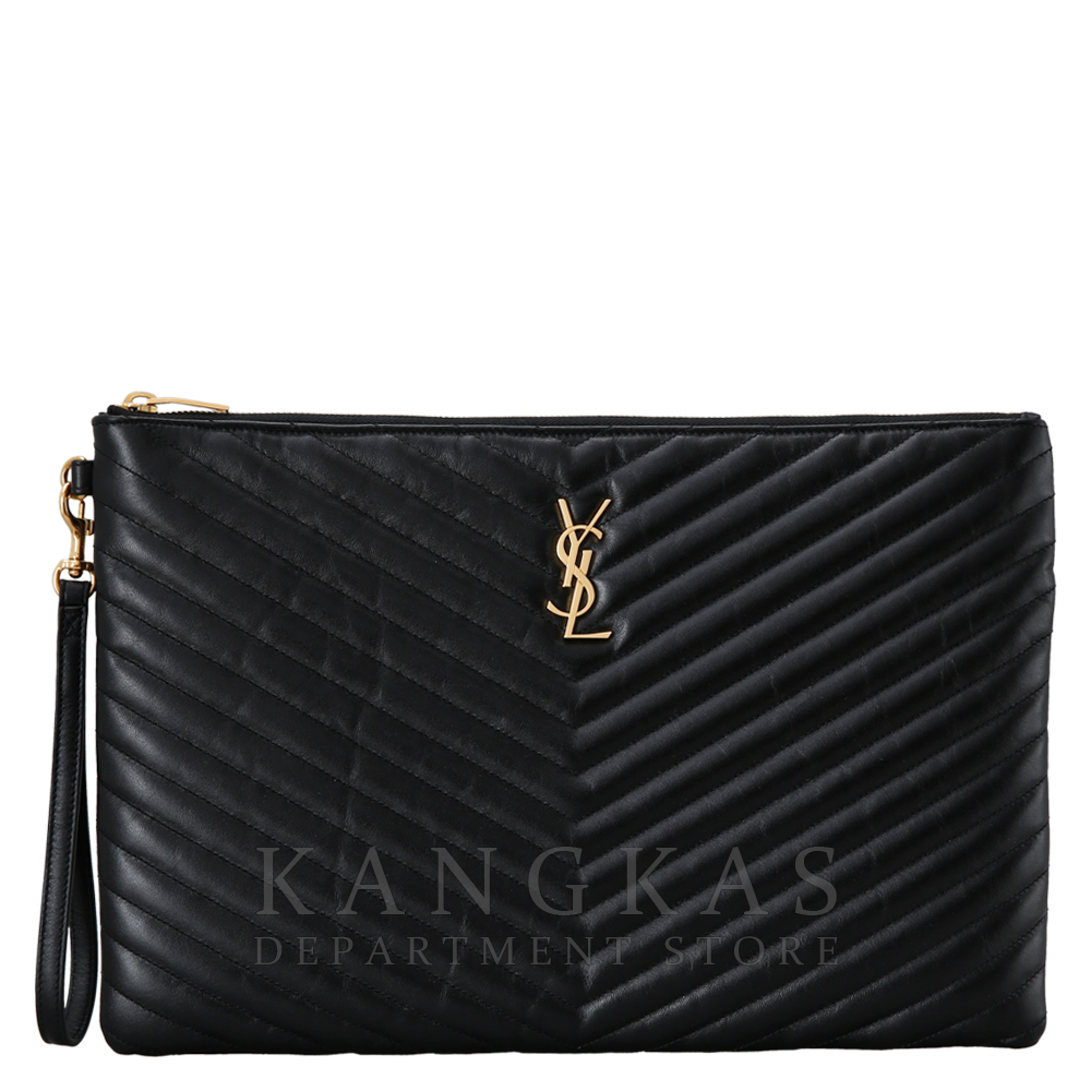 Yves Saint Laurent(USED)생로랑 모노그램 쉐브론 클러치
