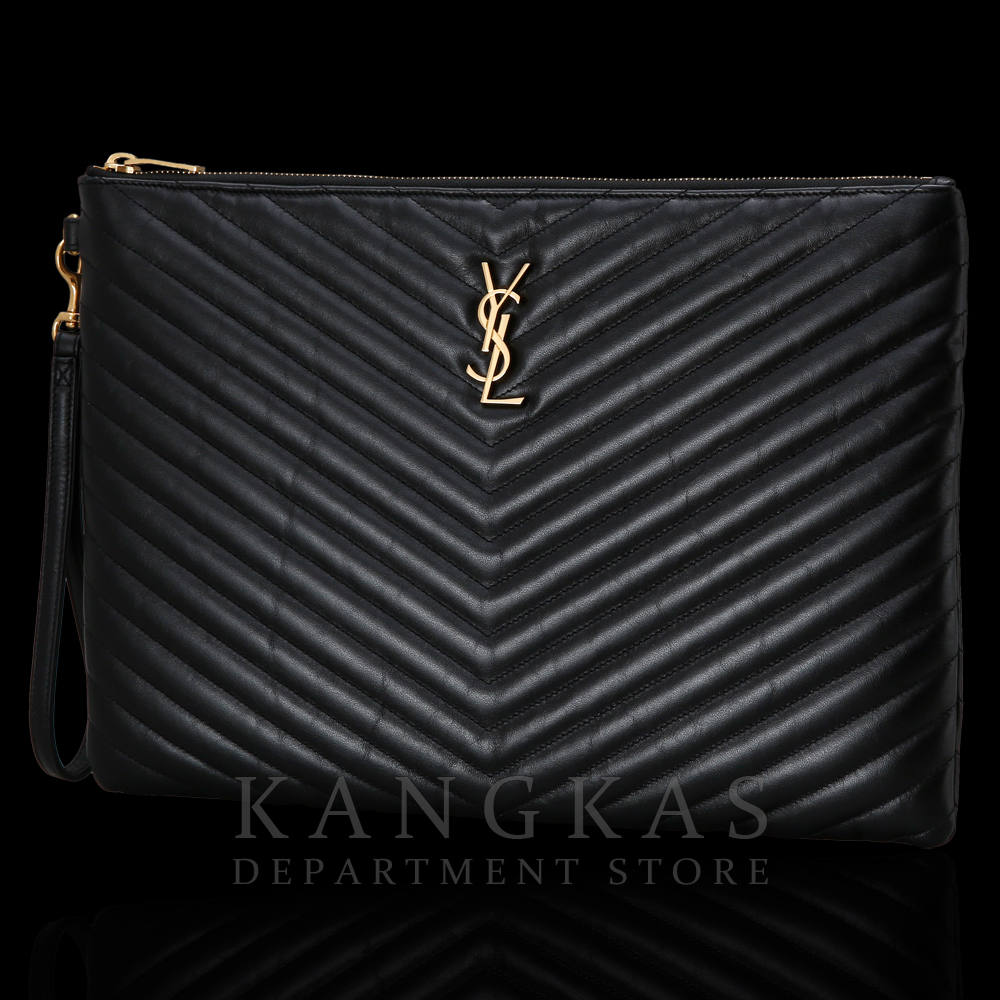 Yves Saint Laurent(USED)생로랑 모노그램 쉐브론 클러치