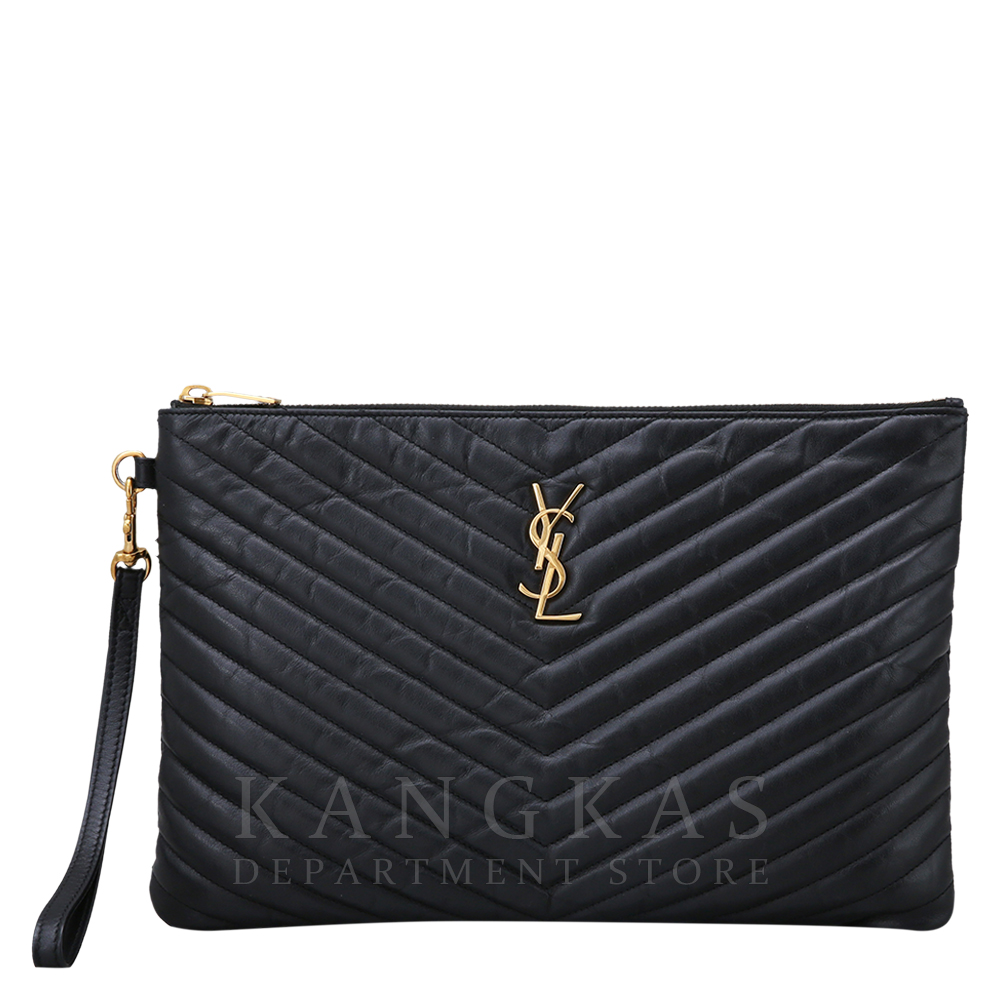 Yves Saint Laurent(USED)생로랑 모노그램 쉐브론 클러치