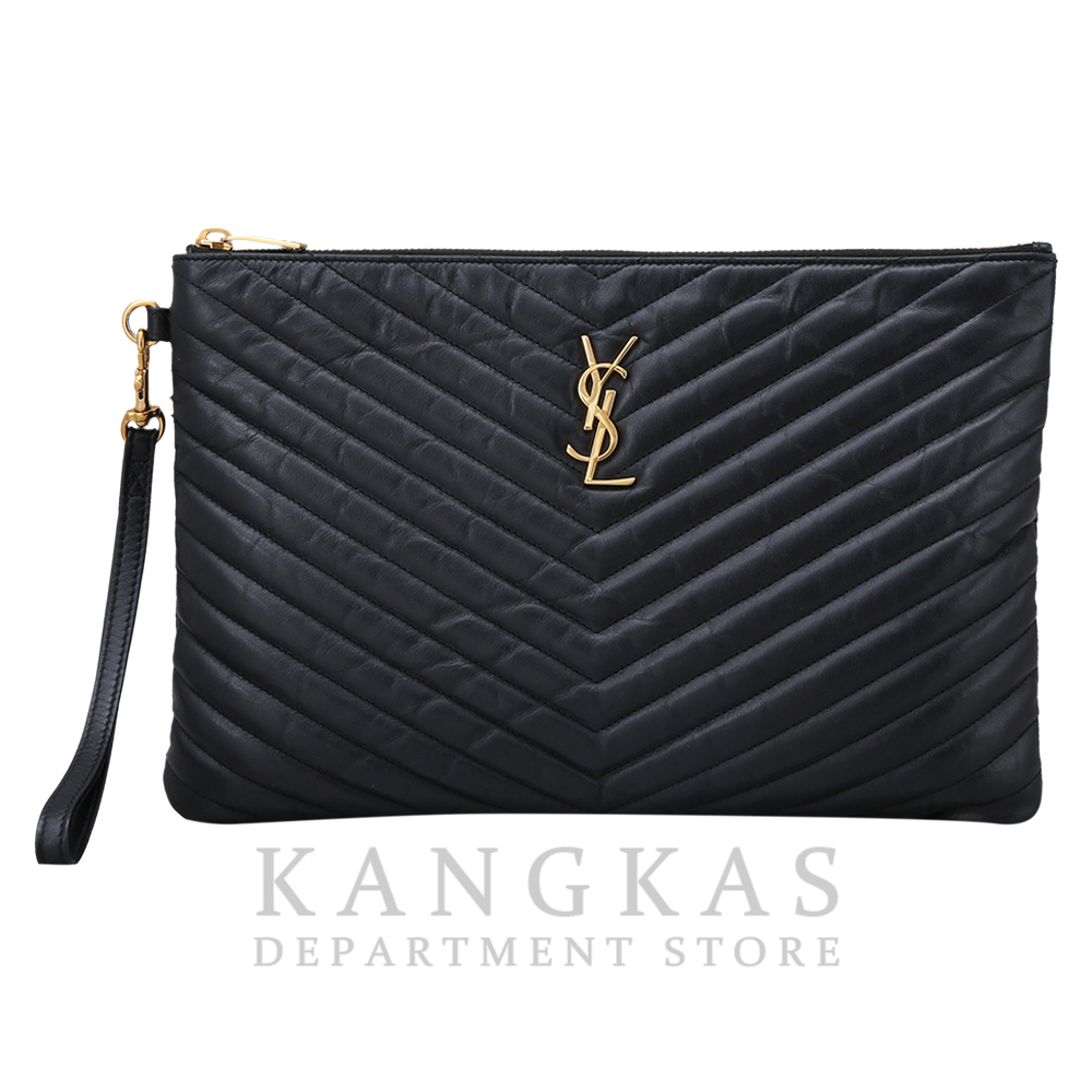 Yves Saint Laurent(USED)생로랑 모노그램 쉐브론 클러치
