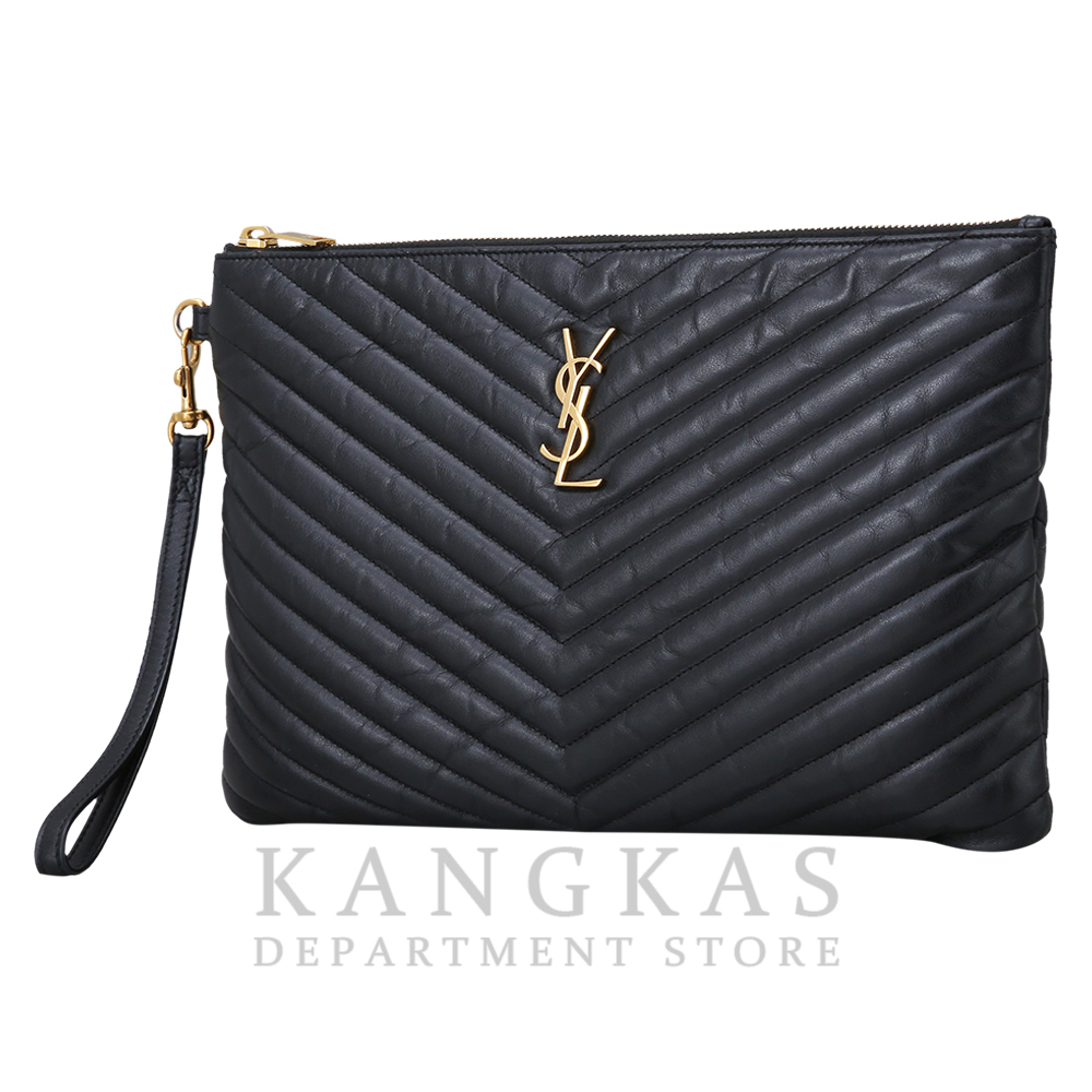 Yves Saint Laurent(USED)생로랑 모노그램 쉐브론 클러치