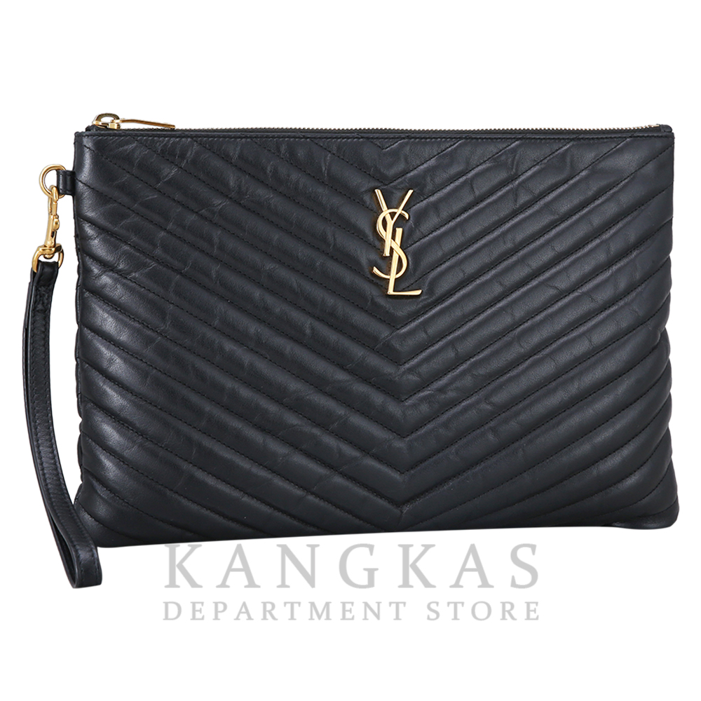 Yves Saint Laurent(USED)생로랑 모노그램 쉐브론 클러치